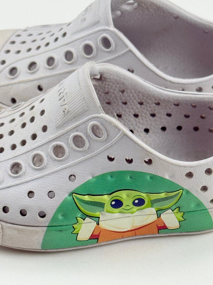 Native Jefferson Star Wars Grogu Mandalorian Shoes C4 US4