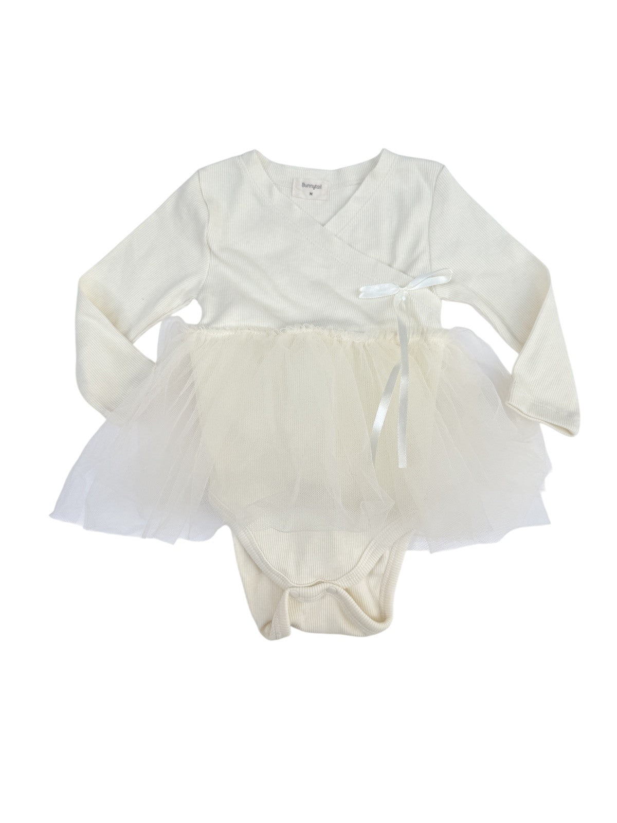 Bunnytail Cream Tutu Bodysuit Size 12-18m