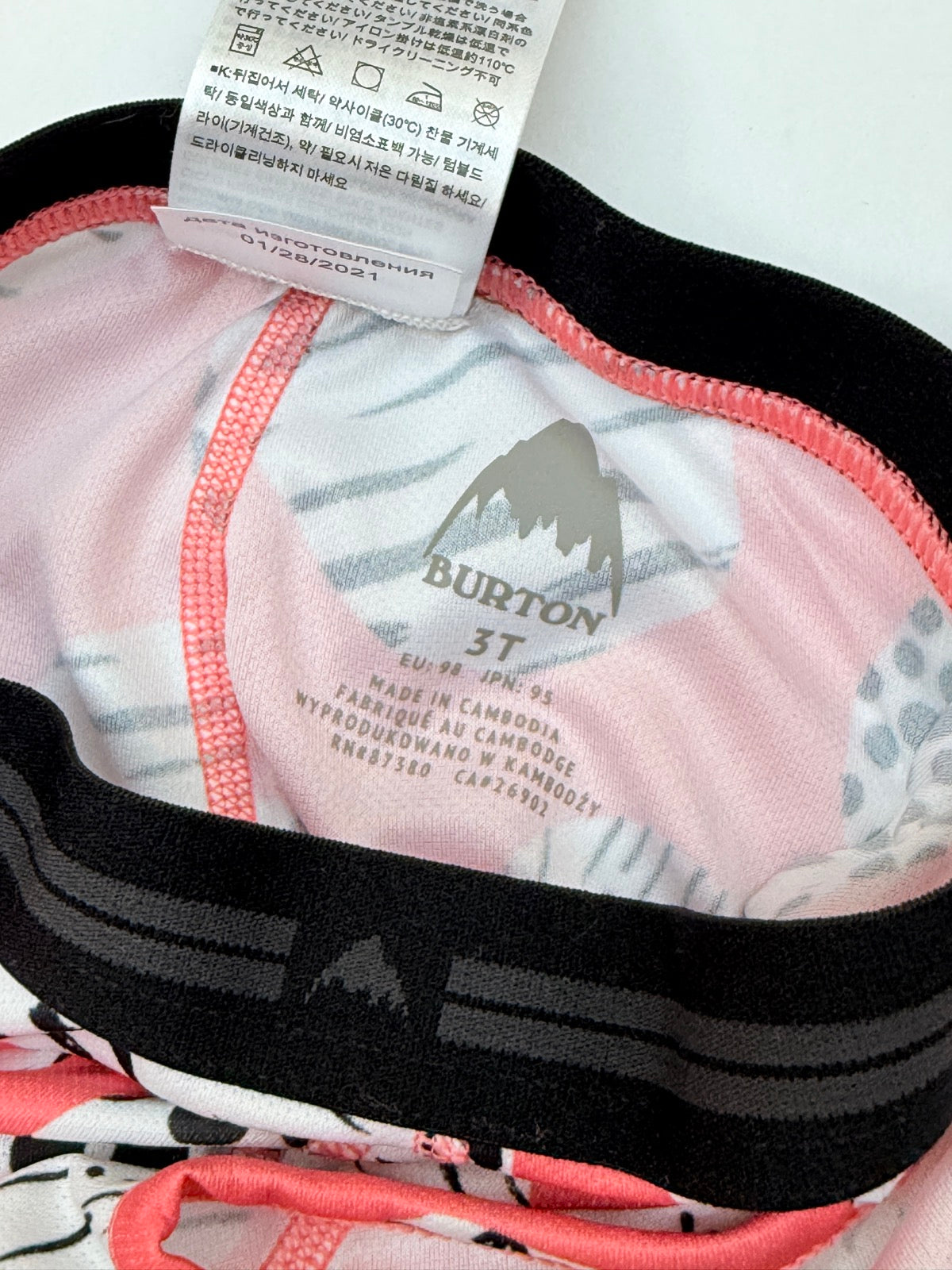 Burton Toddler 1st Layer Base Set 3T