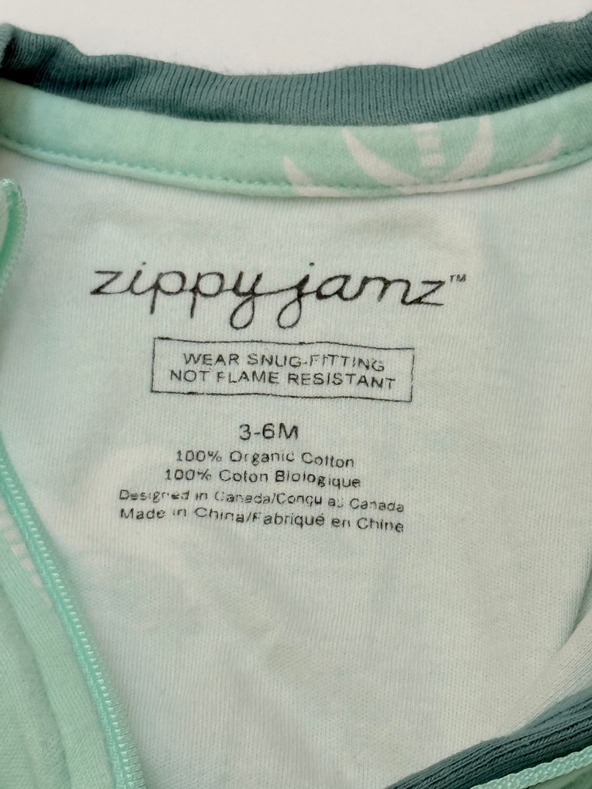 ZippyJamz Palm Tree Zip Sleeper 3-6M