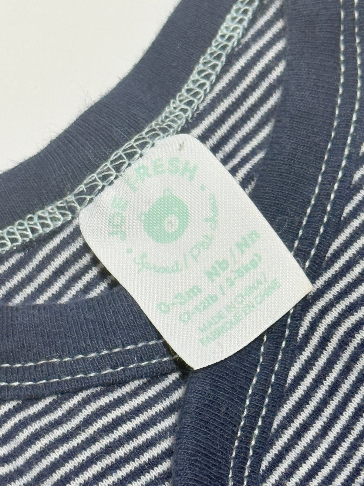 Joe Fresh Navy Striped Romper NB