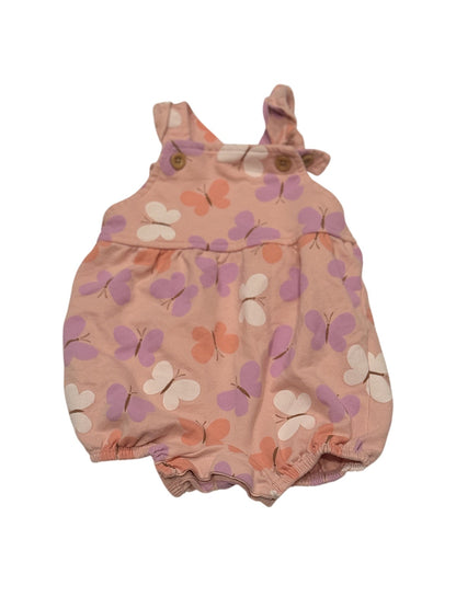 Pekkle Butterfly Print Bubble Romper 9M