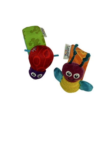 Lamaze Wrist Rattle Bug Toy Set