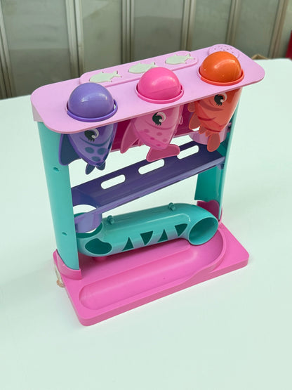 Fish Pop-Up Ball Drop Activity Toy