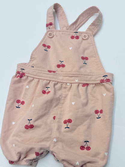 Pekkle Cherry Print Romper 9M