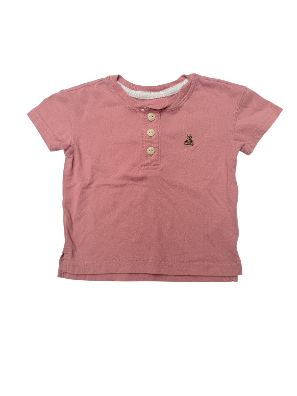 Baby Gap Pink Henley T-Shirt 6-12M