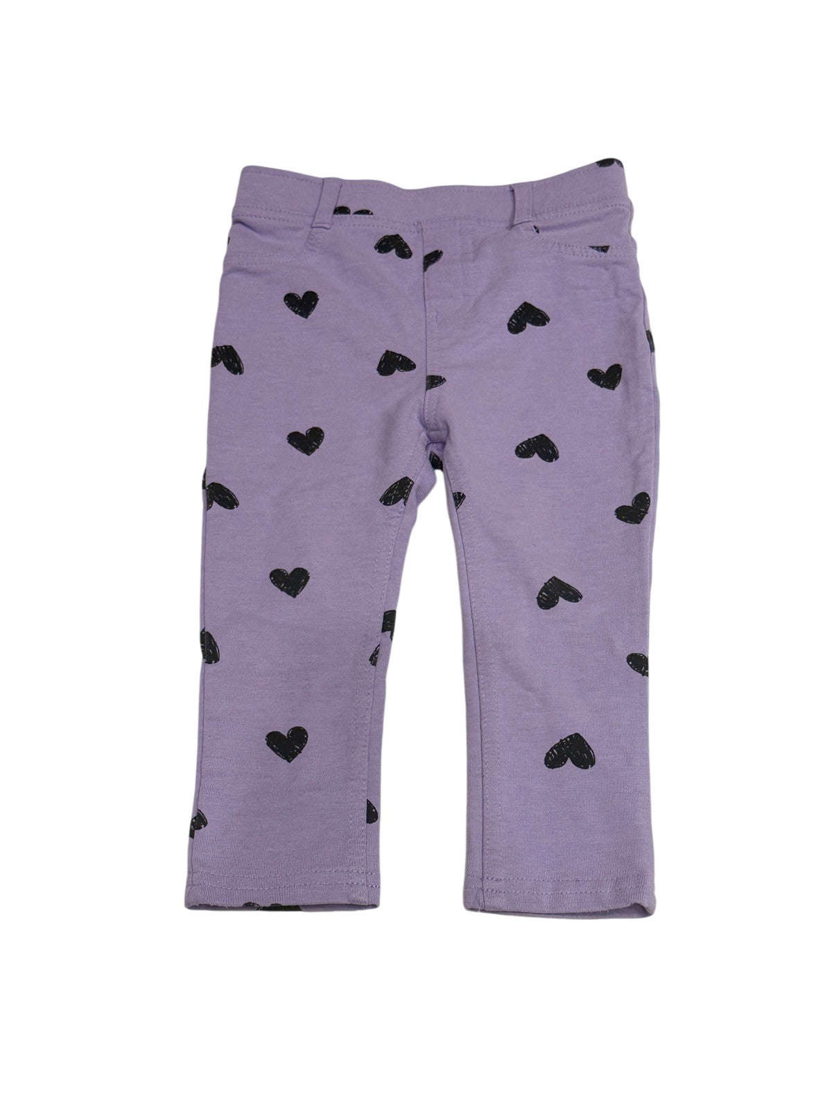 Joe Fresh Purple Heart Print Jeggings 18-24m
