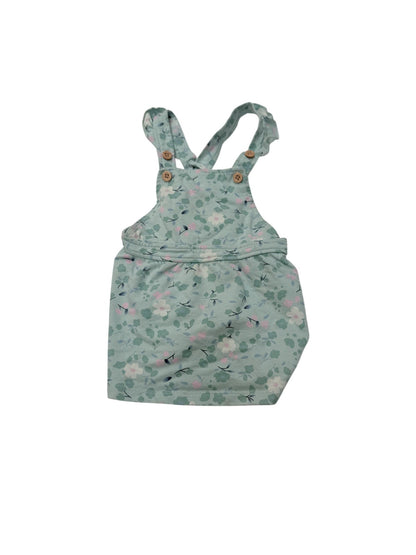 Pekkle Floral Overall Dress 12M