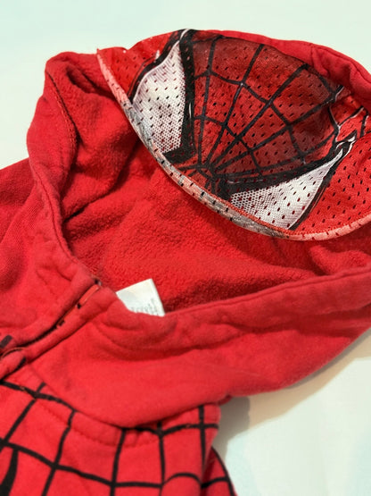 Marvel Spider-Man Red Zip Hoodie LG