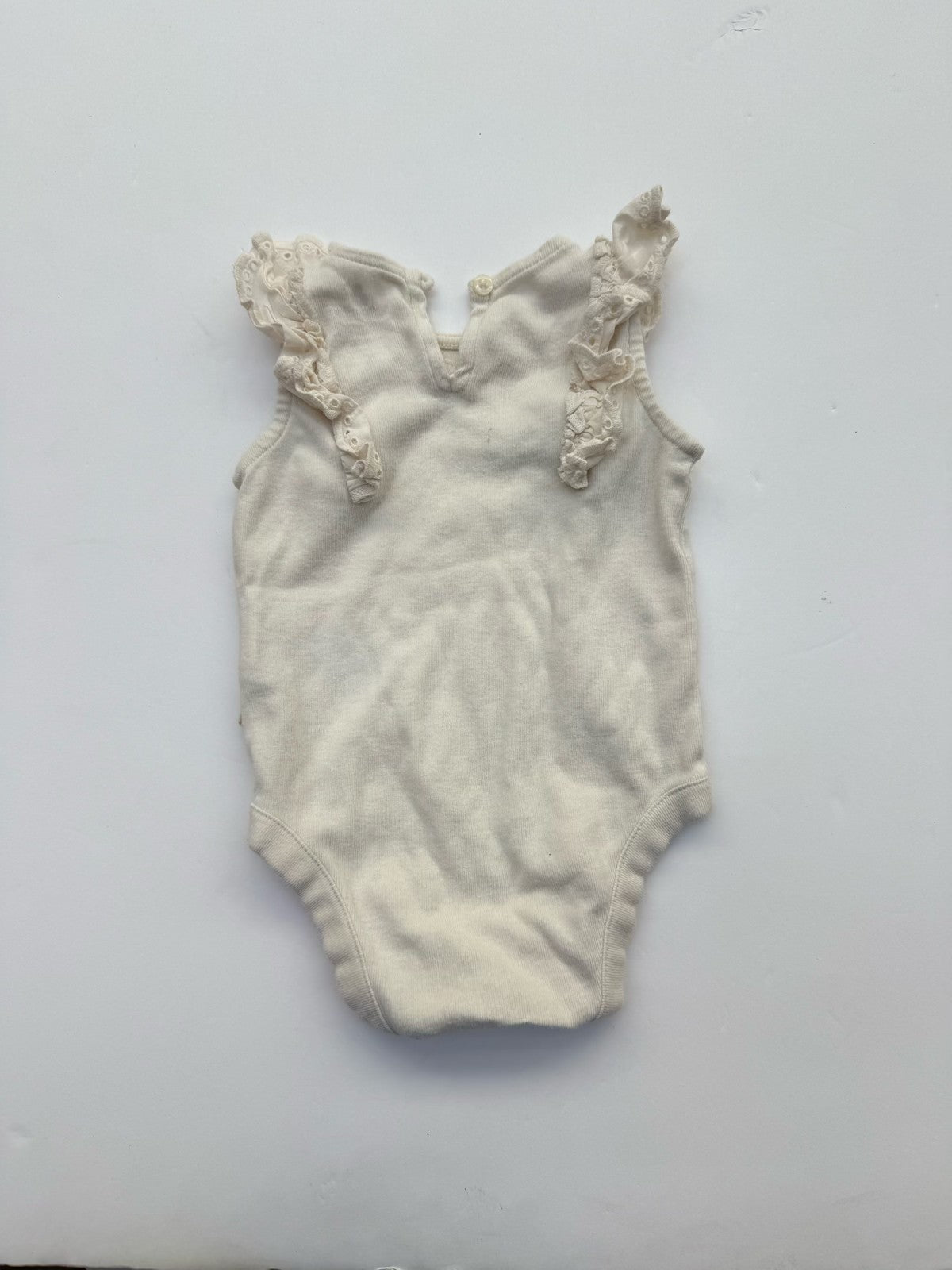 Baby Gap Ruffle Bodysuit 0-3M