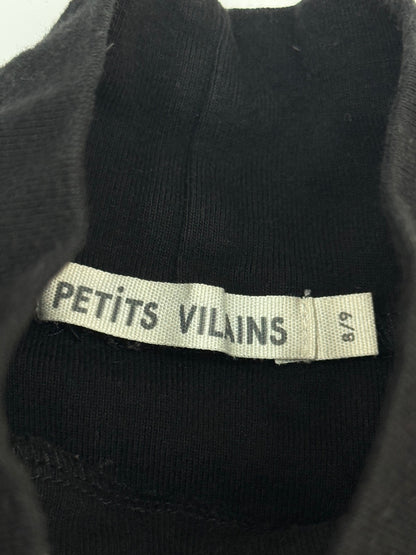 Petits Vilains Black Turtleneck Top 8/9