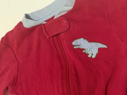 George Baby Red Dinosaur Sleeper 0-3M