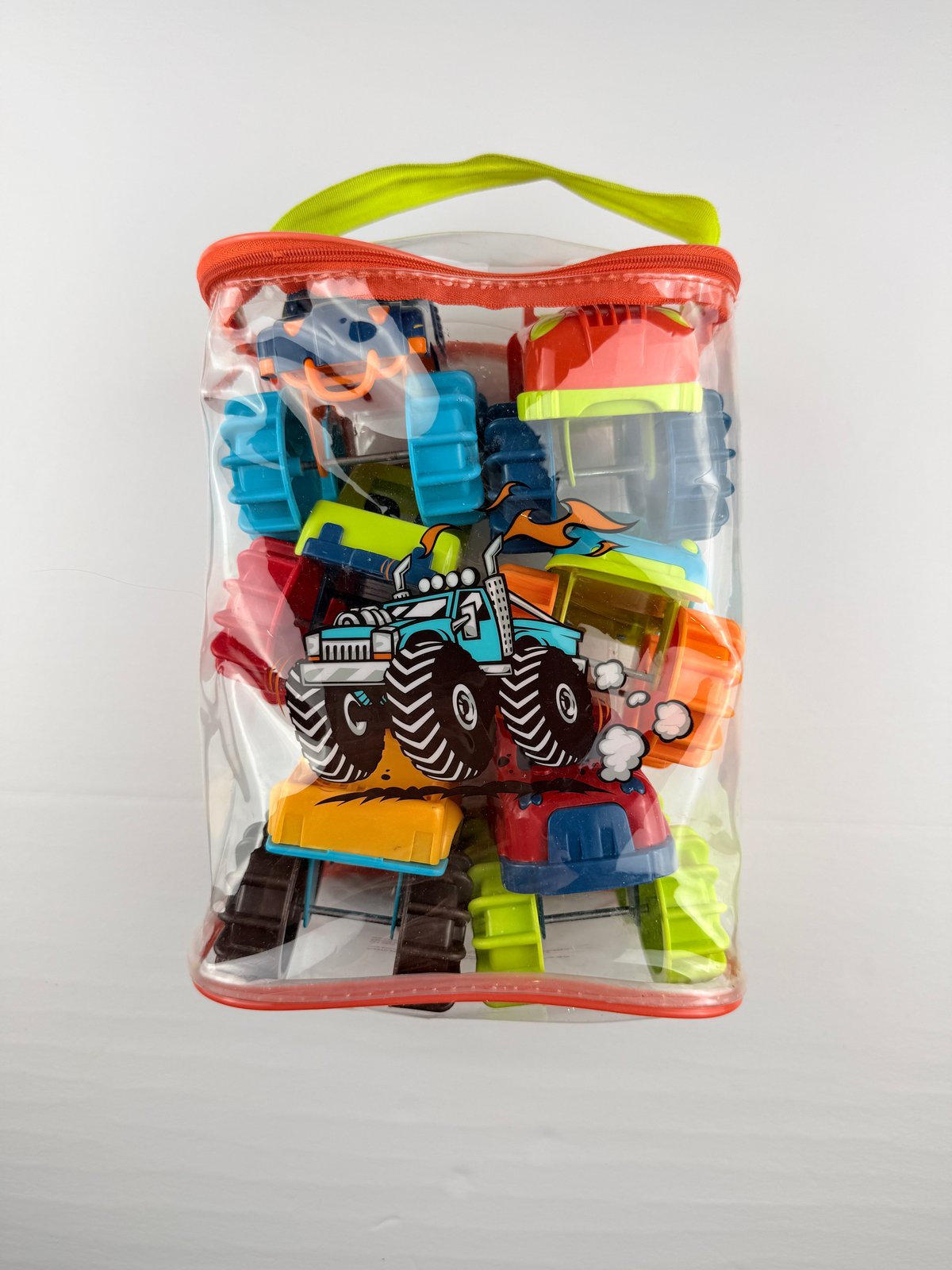 Mini Monster Trucks 6-Piece Toy Set in Zip Bag