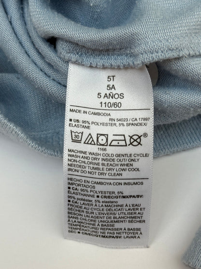 Old Navy Light Blue Long Sleeve Pajama Set 5T