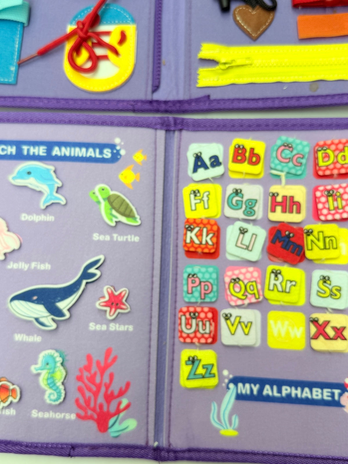 Mermaid Busy Book Montessori Learning Toy