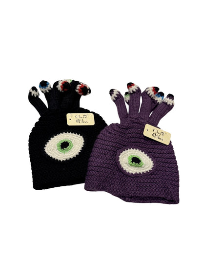 NWT - Cherie Bliss Monster Eyeball Knit Hats Sold Separately 1-3Y