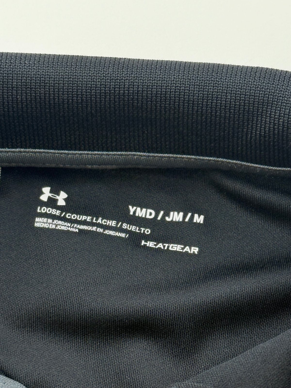 Under Armour Black Heatgear Polo YMD 10