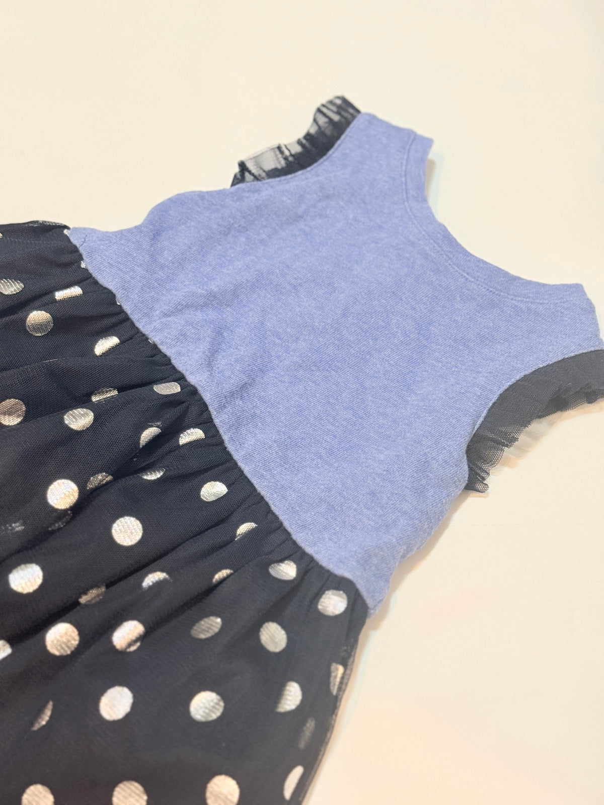 Gap Blue Polka Dot Tulle Dress 12-18m