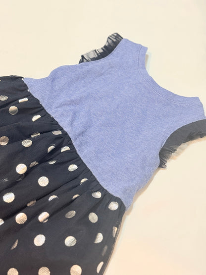 Gap Blue Polka Dot Tulle Dress 12-18m