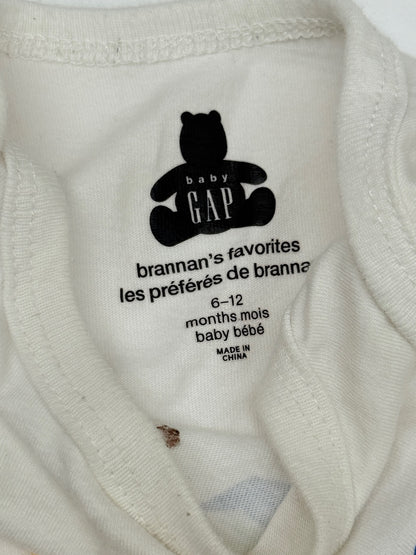 Baby Gap Dinosaur Print Bodysuit 6-12M