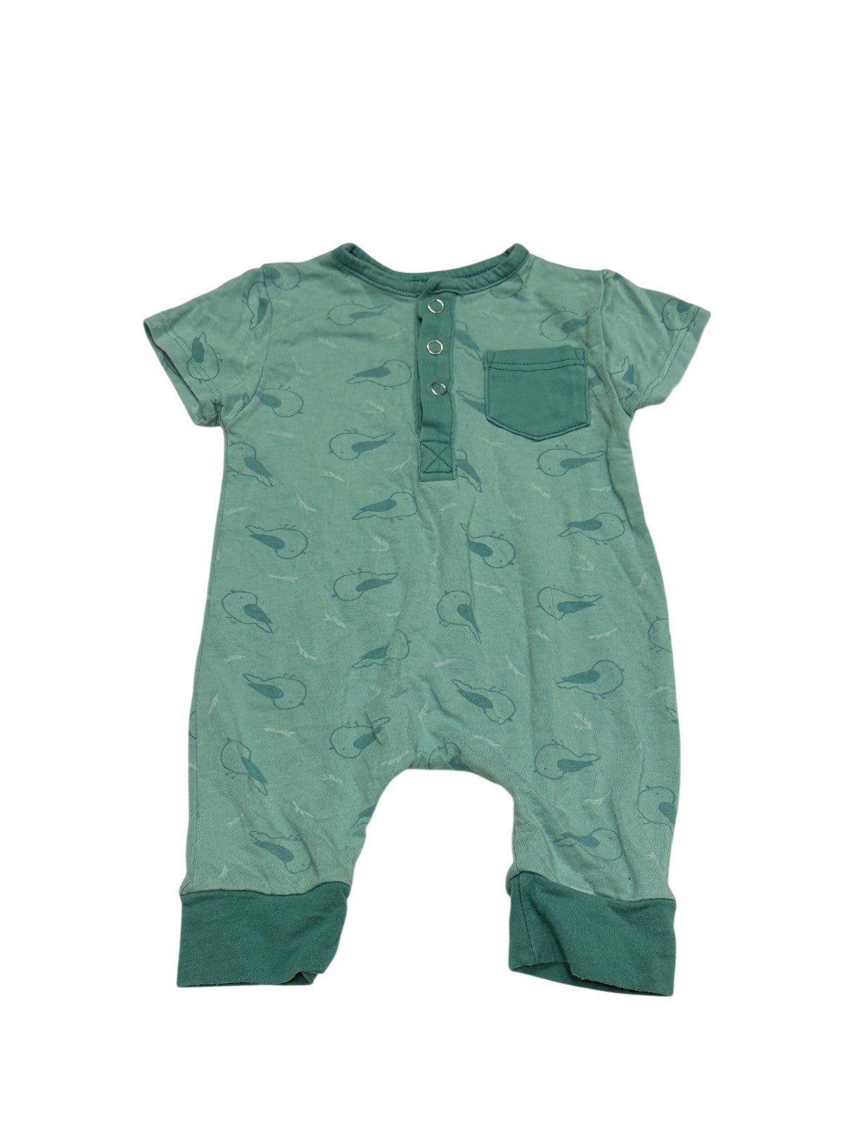 Lark Adventurewear Bird Print Romper 6m