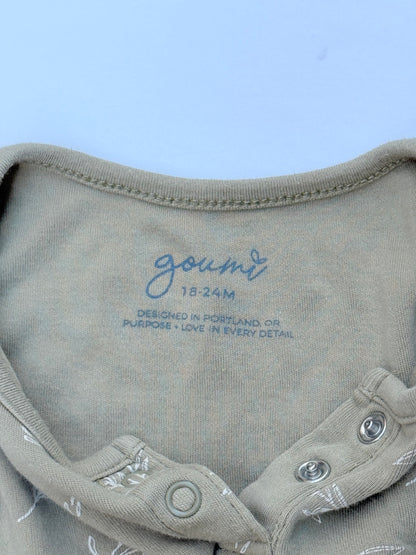 Goumi Sage Floral Romper 18-24M