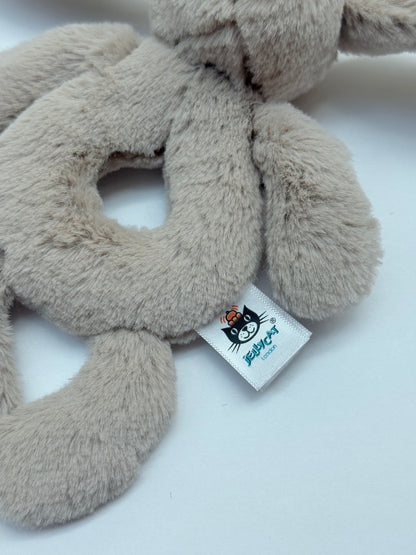 Jellycat Bashful Beige Bunny Ring Rattle
