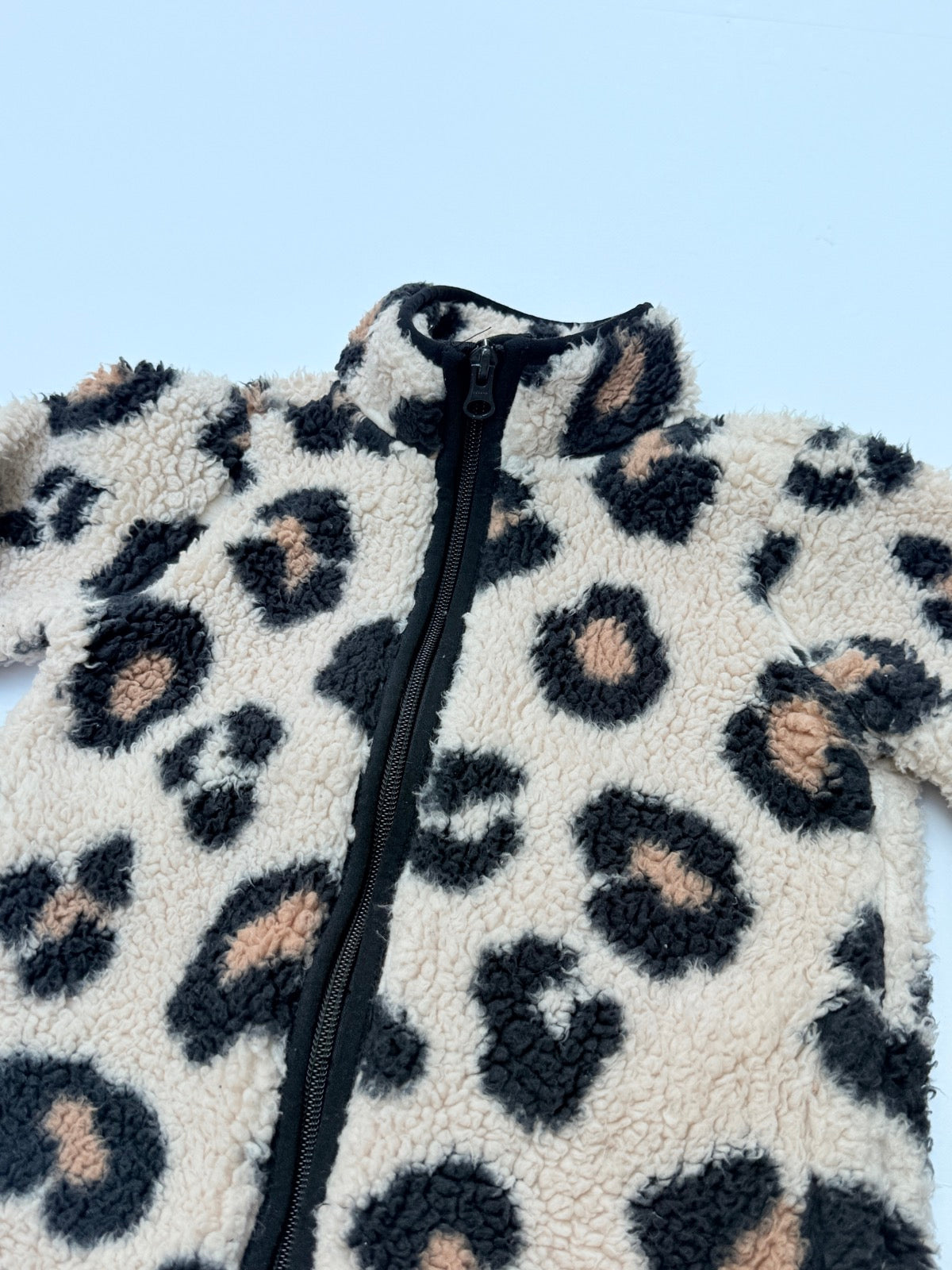 The Children's Place Leopard Faux Fur Jacket 3T