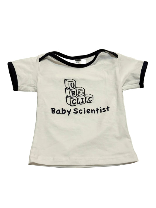 Calhoun UBC CIC Baby Scientist White Tee 6-12M