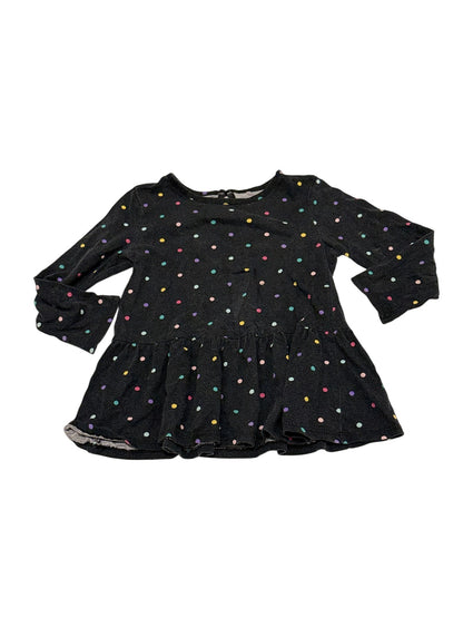 George Multicolor Polka Dot Peplum Dress 3T