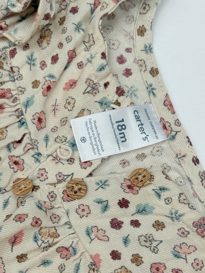 Carter's Floral Ruffle Long Sleeve Top 18m