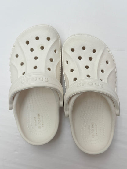 Crocs Classic Clog White Toddler Size 9