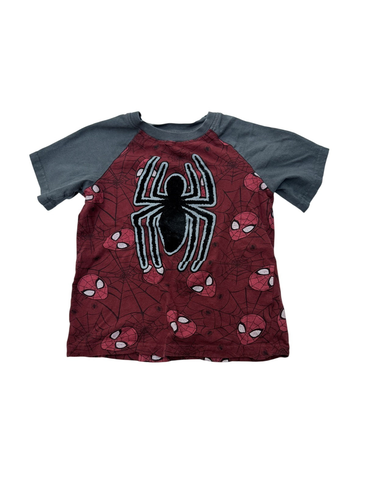 Marvel Spider-Man Raglan T-Shirt Size 7