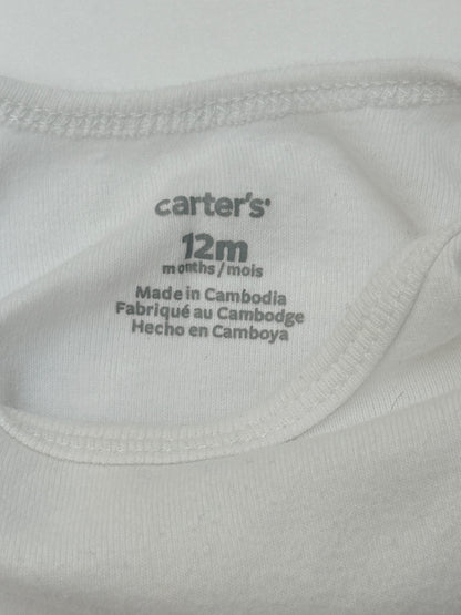 Carter's White Bodysuit 12M