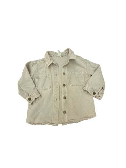 H&M Beige Denim Shirt 2T