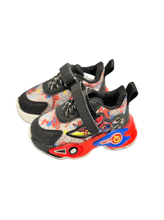 Sneakers Spider-Man Black Red Toddler 22 =6-6.5US
