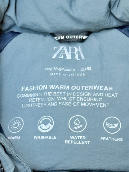 Zara Hooded Puffer Jacket 18-24M