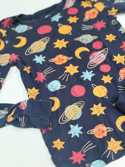 Old Navy Space Print Pajama Set 5T