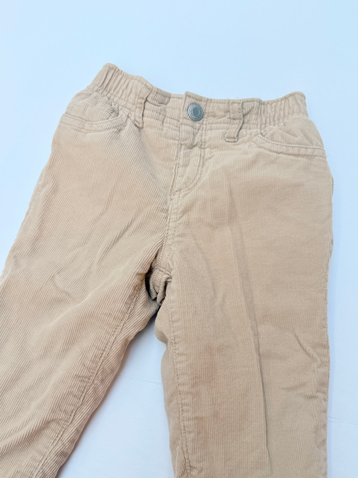 Old Navy Khaki Corduroy Lined Pants 12-18M