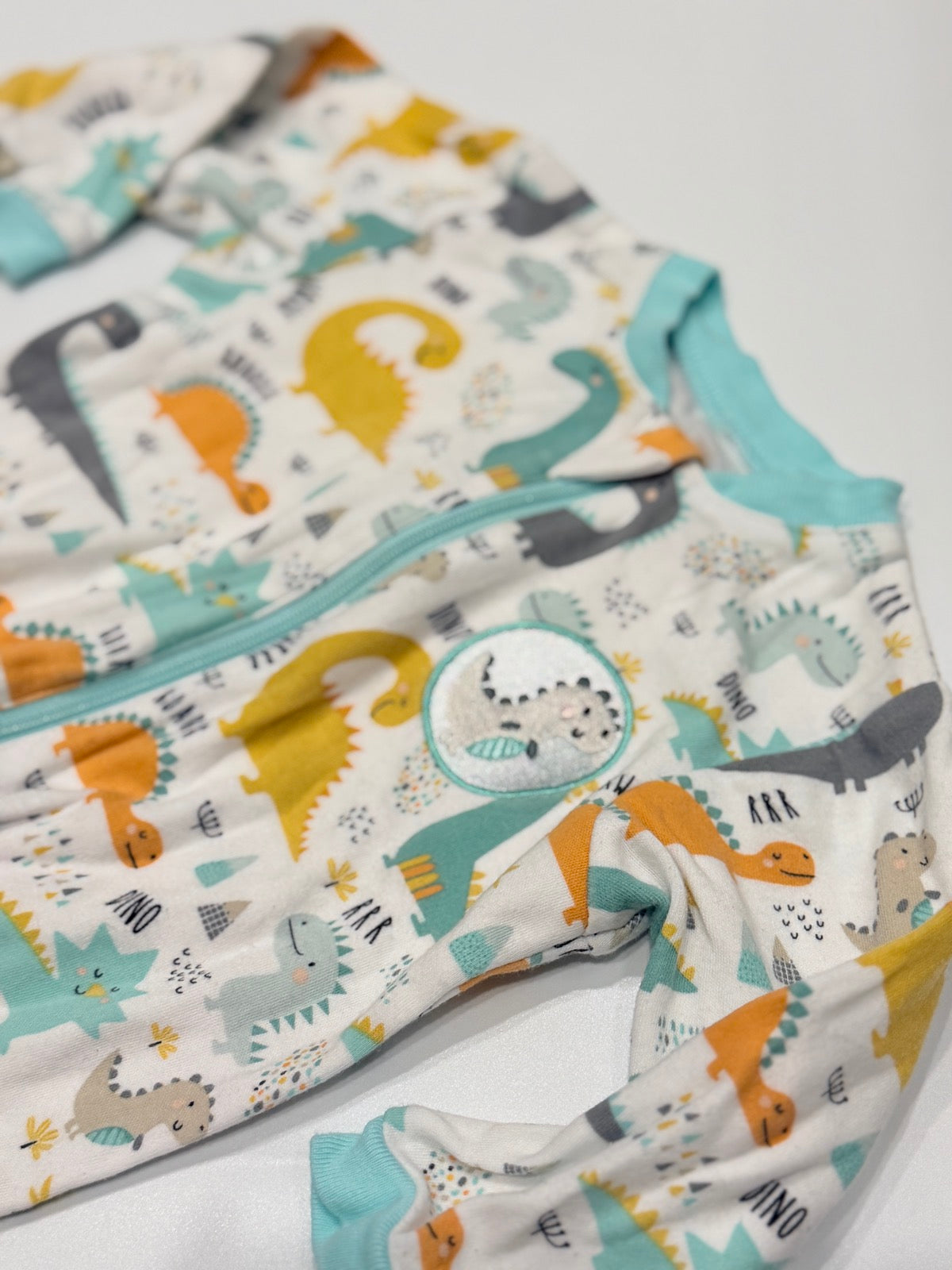 Tuffy Dinosaur Footed Sleeper 6M