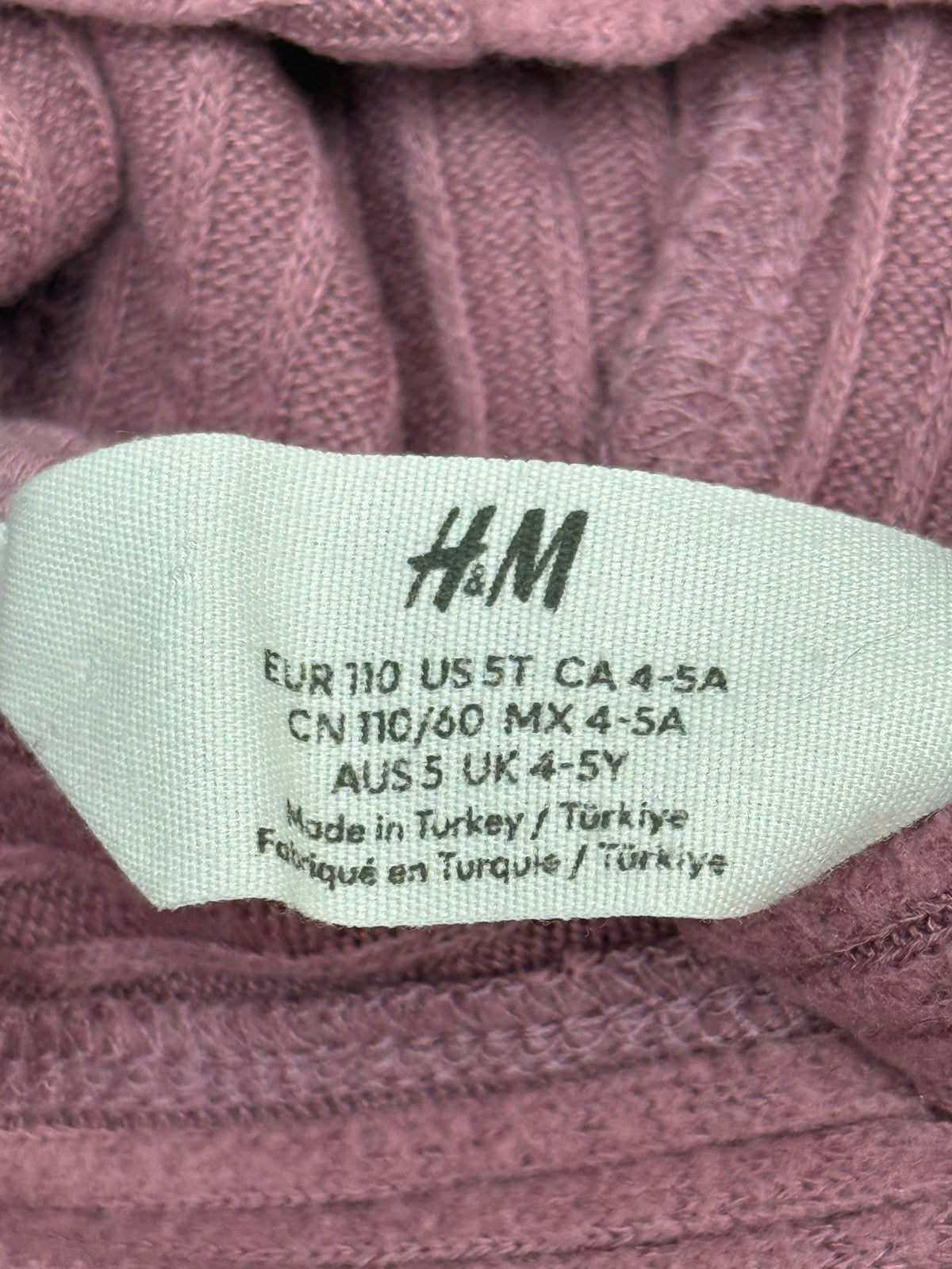 H&M Ribbed Knit Sweater Set 4-5