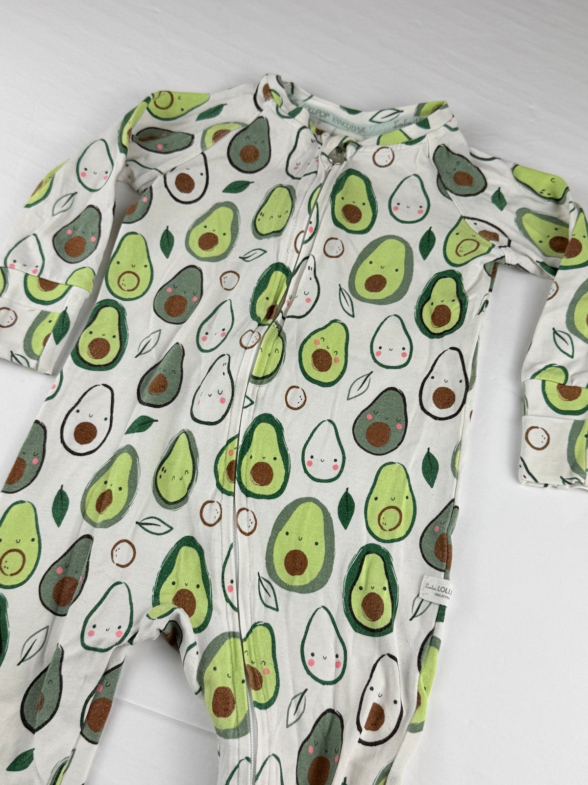 Loulou Lollipop Avocado Zip Sleeper 12-18M