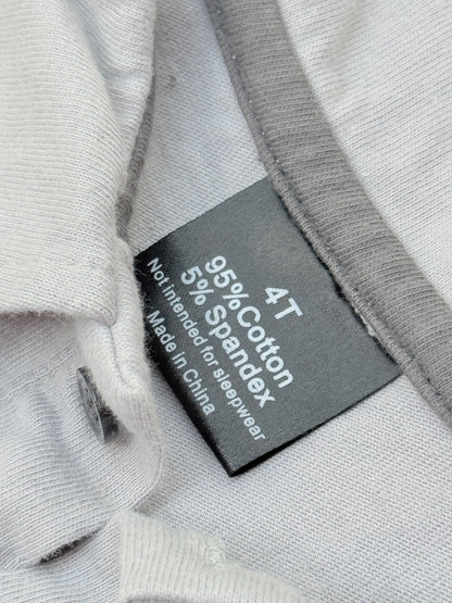 Playtime Gray Polo Shirt 4T
