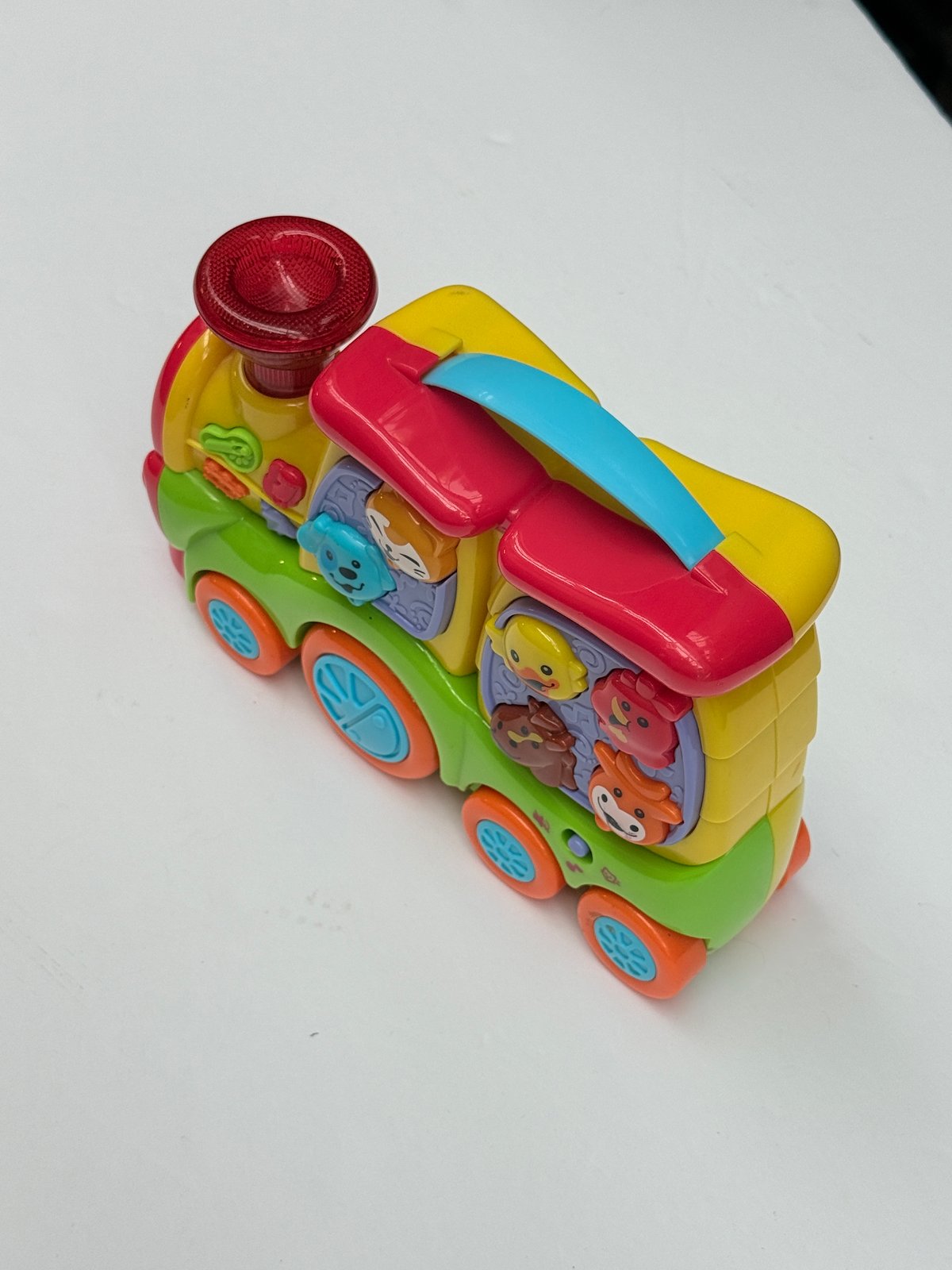 Musical Animal Train Toy with Handle