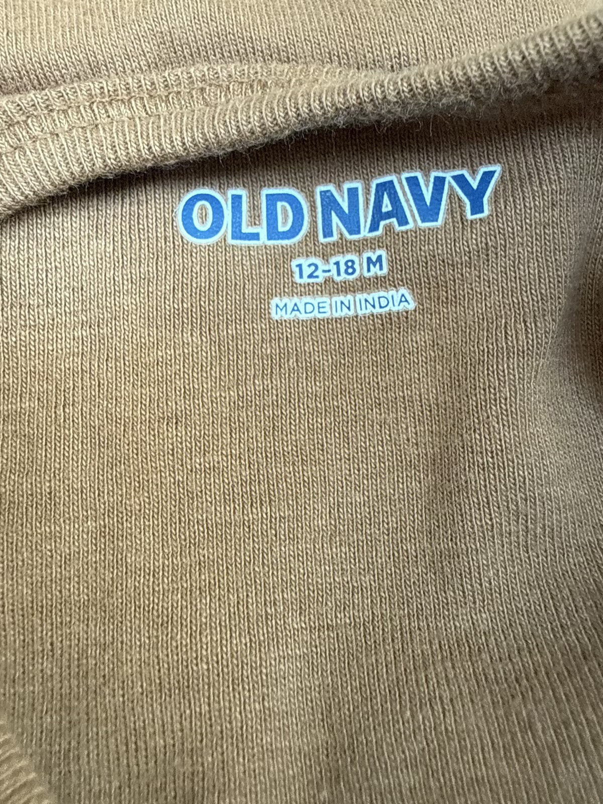 Old Navy Brown Short Sleeve Bodysuit 12-18M