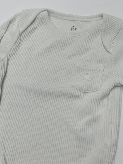 Baby Gap Ribbed Pocket Bodysuit 12-18M