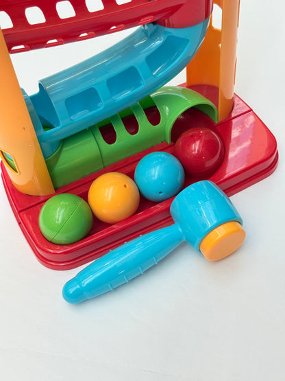 Pound A Ball Roll Tower Toy with Hammer