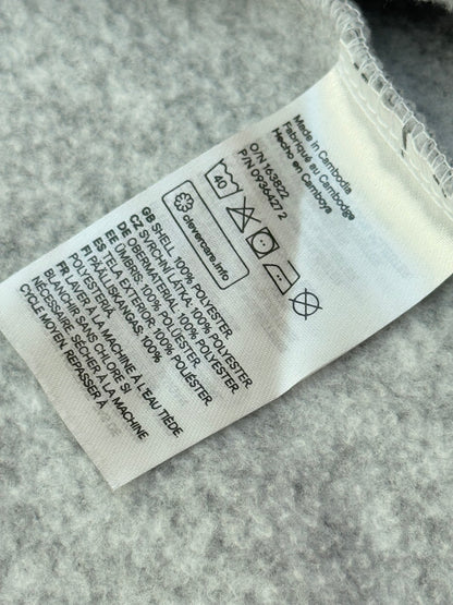 H&M Gray Zip-Up Fleece Hoodie 18M