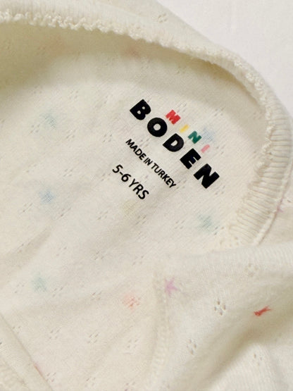 Mini Boden Rainbow Star T-Shirt 5-6Y