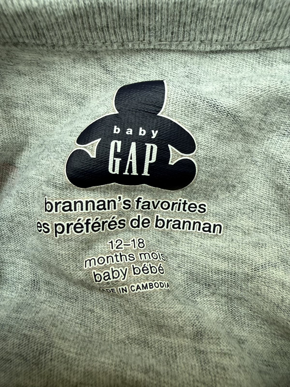 Baby Gap Walrus Print Bodysuit 12-18M